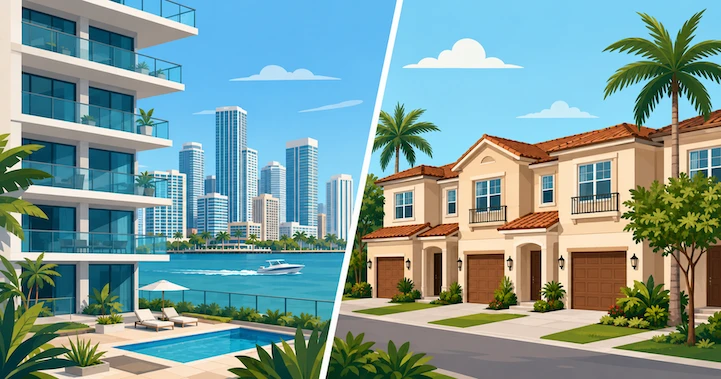 Condo vs. Townhouse in Miami: Which Home Fits You Best?
