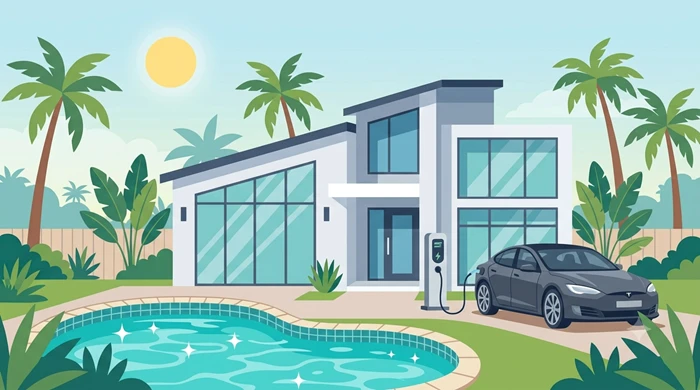 Miami Beach Vacation Rentals With a Pool and EV Charger