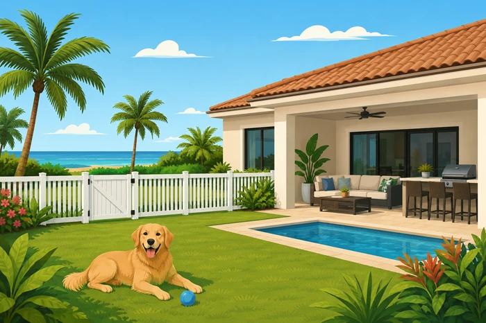 Planning a Florida Getaway? Choose a Pet-Friendly Rental With a Secure Fence