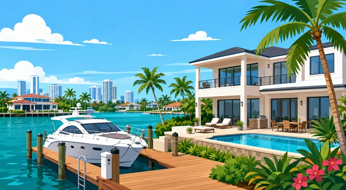 South Florida Waterfront Vacation Rentals with Boat Docks